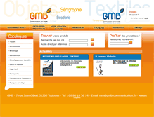 Tablet Screenshot of gmb-communication.fr